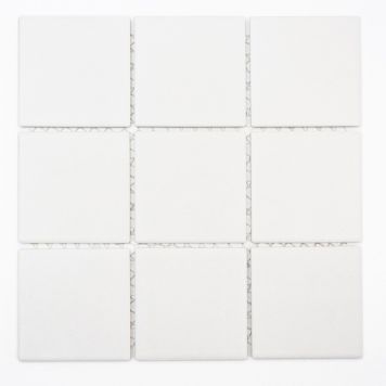 Liukuestelaatta 9,7 x 9,7 cm Valkoinen