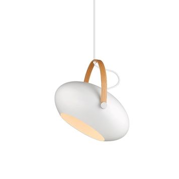 Riippuvalaisin Halotech D.C Valkoinen/tammi Ø40 cm