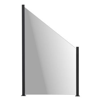 Lasikaide alumiinireunalla 100/150 cm