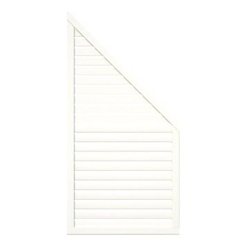 Aitaelementti Palmako Nina 3 valkoinen 90 x 90/180 cm