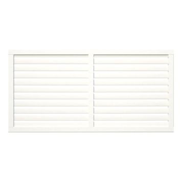 Aitaelementti Palmako Nina 4 valkoinen 180 x 90 cm