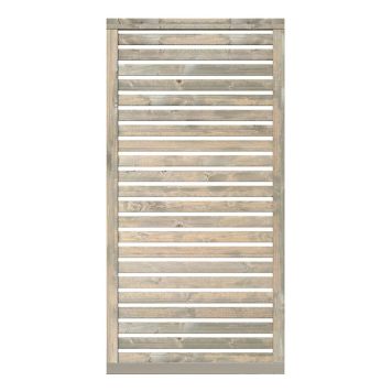 Aitaelementti Palmako Nina 2 harmaa 90 x 180 cm