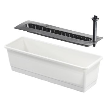 Parvekelaatikko Orthex altakasteleva valkoinen 55 cm
