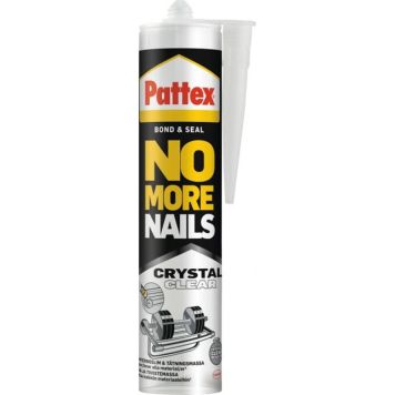Liima- ja tiivistemassa Pattex No More Nails Crystal 280 ml