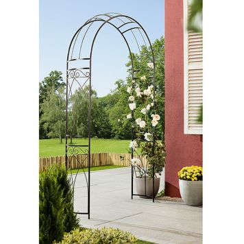 Ruusukaari Bella Musta 131 x 36 x 240 cm