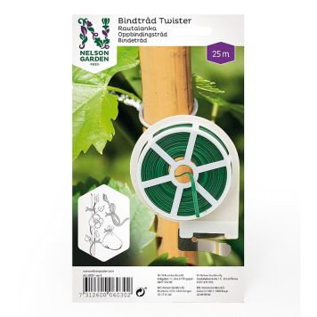 Rautalanka muovitettu rullassa 25 m