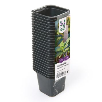 Muoviruukku neliö 7 cm 25 kpl