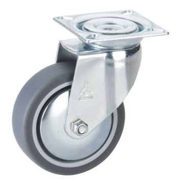 Kalustepyörä Stabilit 75 x 25 mm, levy 60 x 60 mm