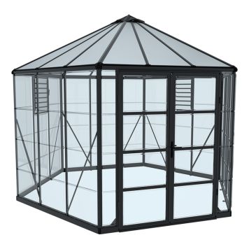 Kasvihuone Palram-Canopia Oasis 8,6 m² harmaa