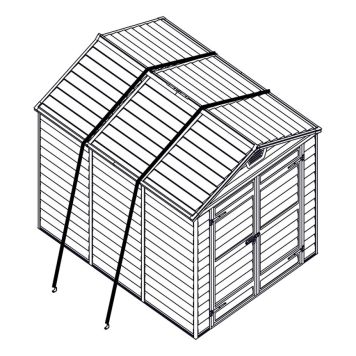 Ankkurointijärjestelmä Palram-Canopia kasvihuoneisiin