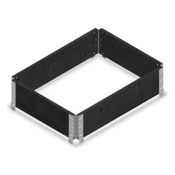 Lavakaulus 80 x 60 x 20 cm musta