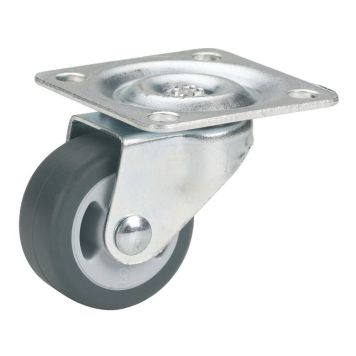 Parkettipyörä Stabilit Ø 30 x 14 mm, levy 40 x 40 mm