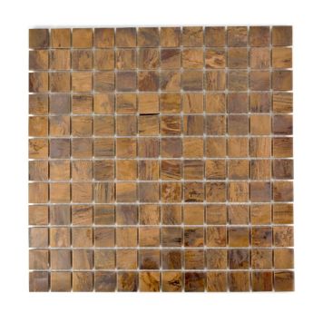 Mosaiikkilaatta Fliesen Quadrat kupari 30 x 30 cm