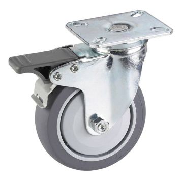 Kalustepyörä Stabilit Ø 75 x 25 mm, levy 60 x 60 mm