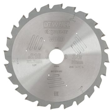 Pyörösahanterä DeWalt Extreme DT4310 216 x 30 mm 24T