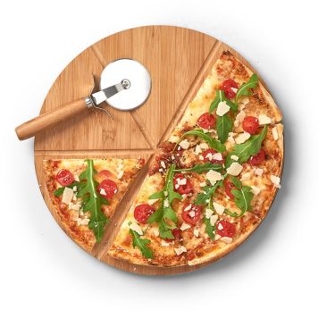 Pizza Leikkuulauta + Veitsi Zeller