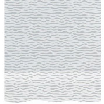 Suihkuverho Diaqua Peva Ribbon harmaa/valkoinen 180 x 200 cm