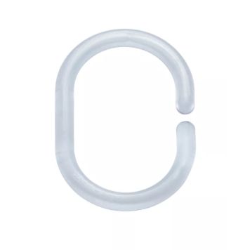 Suihkuverhorengas Diaqua Basic 12 kpl/pkt 