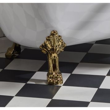 Ammejalat Ja Poistoputki Camargue Siljan tai Ransvik Kylpyammeisiin Kiiltävä Messinki