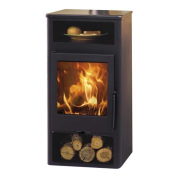 Kevyttakka Panadero Swan Musta 43,6 x 44,3 x 86,4 cm