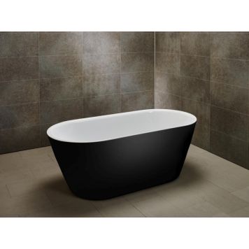 Kylpyamme Camargue Visby 160 cm Musta