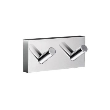 Kaksoispyyhekoukku Smedbo House Kromi RK356