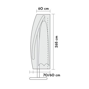 Aurinkovarjon suoja Sensum 450 cm