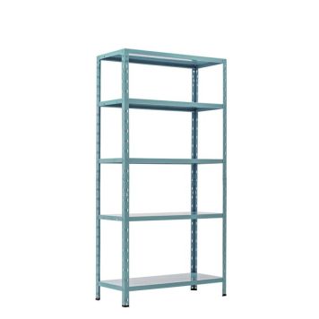 Metallihylly Regalux vaaleansininen 180 x 90 x 40 cm