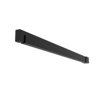 Suihkuseinän tukitanko Bath Deluxe 100 cm Mattamusta