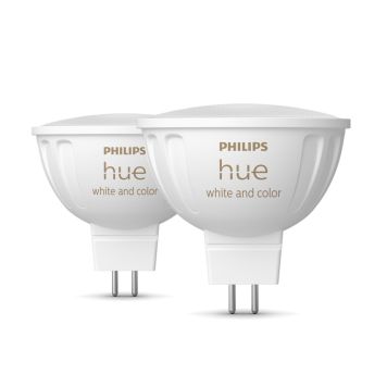 Kohdevalaisin Philips Hue MR16 RGB 2 kpl
