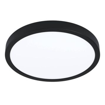 LED-älyplafondi Eglo Connect.z Fueva 19,5W Musta ⌀28,5 cm