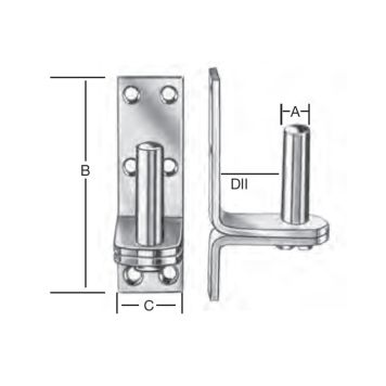 Saranatappi 13 x 103 mm sinkitty