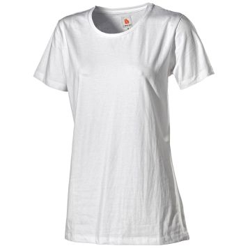Naisten T-paita L.Brador 6014B Valkoinen