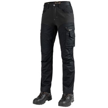 Naisten työhousut L.Brador 1091PB Musta