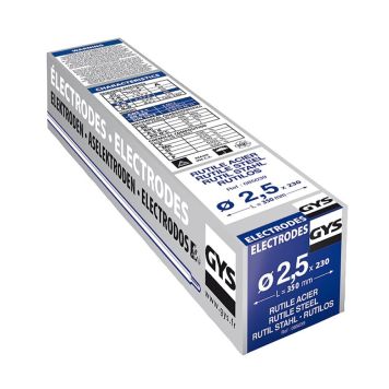 Rutiilipäällysteinen hitsauspuikko Gys 2,5 mm 230 kpl