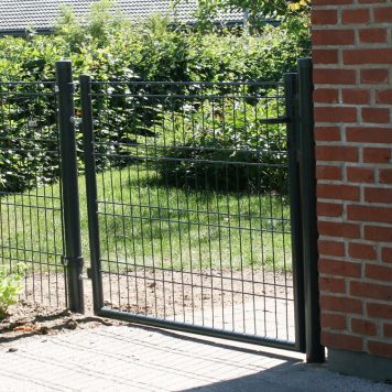 Elementtiaidan portti 103 x 118 cm vihreä