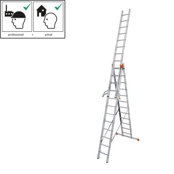 Monitoimitikkaat Krause Tribolo 3 x 10 Alumiini 7,65 m