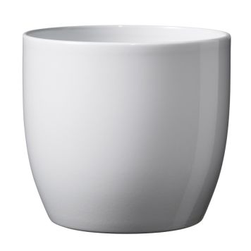 Suojaruukku Basel kiiltävä valkoinen 24 cm