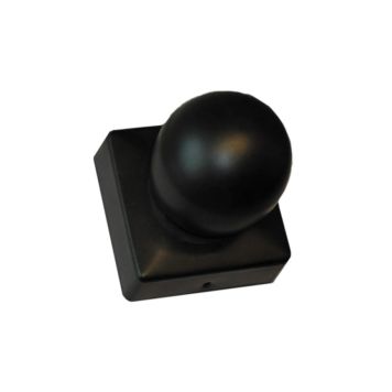 Tolpanhattu musta 91 x 91 mm