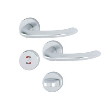 Väliovenpainike Swedoor Marseille Hopea WC-vääntönuppilla