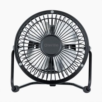 Pöytätuuletin Termo Mini Musta Ø 10 cm