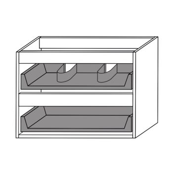 Allaskaappi Camargue Skärgård Kahdelle altaalle 120 x 45 x 55 cm