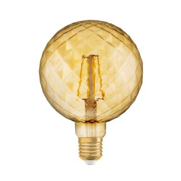 LED-lamppu Osram Vintage 1906 Big Globe Pine 40 E27 470 lm 2400K Kulta