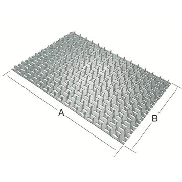 Naulasidoslevy 25 x 102 mm sinkitty