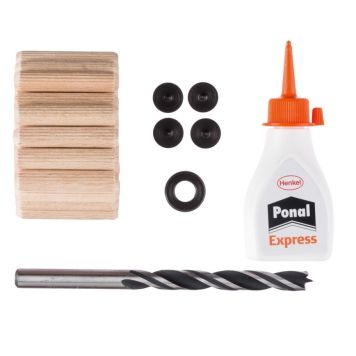 Puutappisarja Craftomat 8 x 40 mm 32 kpl