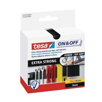 Tarranauha Tesa Musta 1m x 50 mm