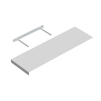 Seinähylly Regalux XL4 valkoinen 3,8 x 23,5 x 80 cm