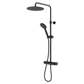 Suihkukokonaisuus Gustavsberg Estetic Round mattamusta