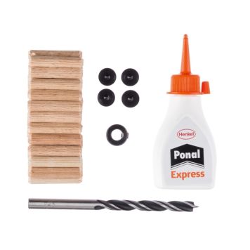 Puutappisarja Craftomat 6 x 30 mm 32 kpl