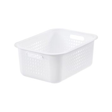 Säilytyskori SmartStore Basket Recycled 10 L Valkoinen 37 x 28 x 15 cm